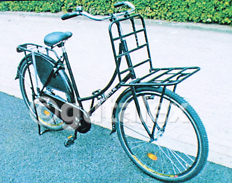 Fahrrad Gepäckträger Vorderrad - Stahl Klassiker Für 28 Zoll In Weiß